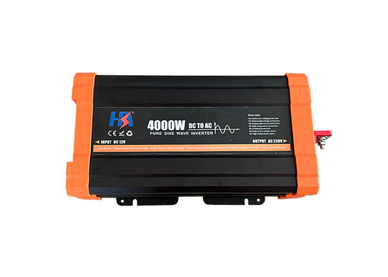 อินเวอร์เตอร์พลังงานบ้านไฟฟ้า การชาร์จ USB ออกด้วยการป้องกันหลาย 4000w อินเวอร์เตอร์บาปบริสุทธิ์ที่มีการใช้งานยืดหยุ่น
