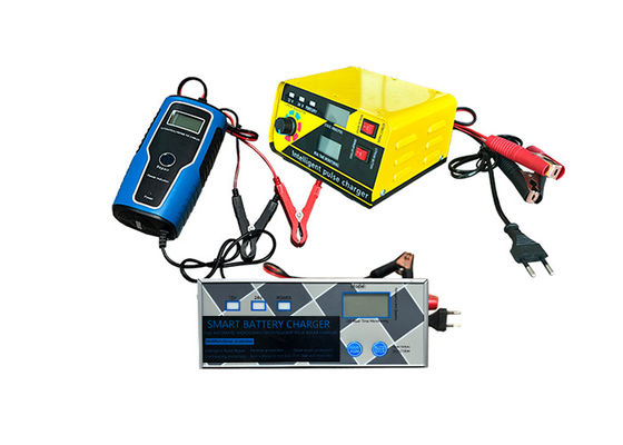 6A 12A 12V โมเตอร์นํา-กรด แบตเตอรี่ชาร์จ LED Display 50Hz อัตโนมัติปรับไฟฟ้า